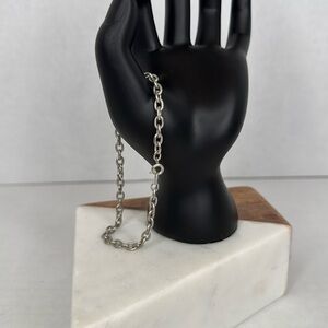 Vintage Silver Chain Bracelet lot C11